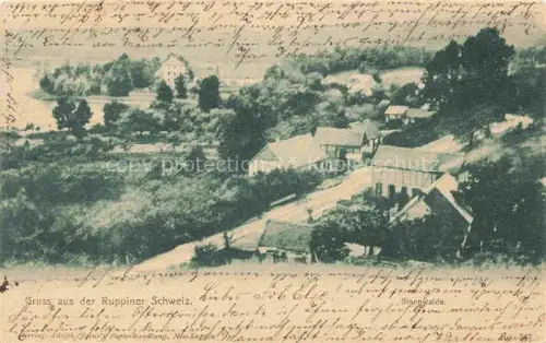 AK / Ansichtskarte Binenwalde Neuruppin Brandenburg Panorama Ruppiner Schweiz