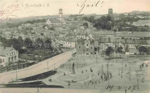 AK / Ansichtskarte Auerbach  Vogtland Stadtpanorama