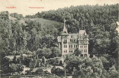 AK / Ansichtskarte MEIssEN Elbe Sachsen Waldschloesschen