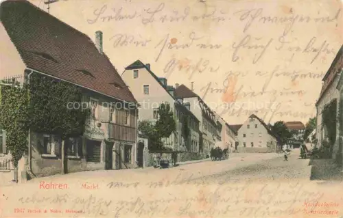 AK / Ansichtskarte Kohren-Sahlis Markt