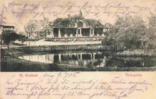 AK / Ansichtskarte MoeNCHENGLADBACH NRW Volksgarten