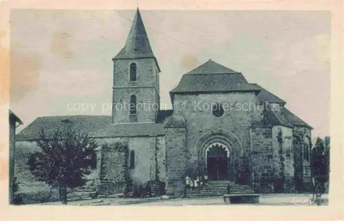 AK / Ansichtskarte Lubersac Brive-la-Gaillarde 19 Correze Eglise Paroissiale