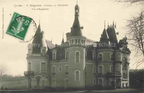 AK / Ansichtskarte Vigeois Brive-la-Gaillarde 19 Correze Chateau du Repaire Vue d'Ensemble