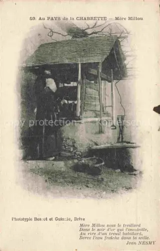 AK / Ansichtskarte Brive TULLE 19 Correze Au Pays de la Chabrette Mere Millou