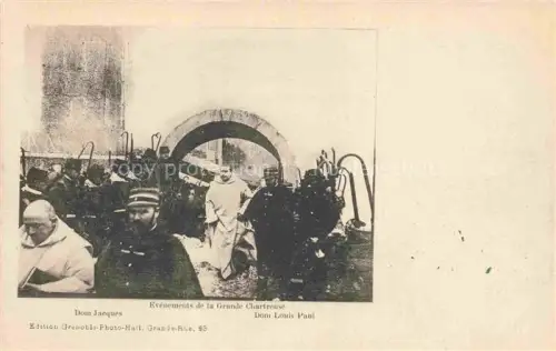 AK / Ansichtskarte Grande Chartreuse Saint-Pierre-de-Chartreuse GRENOBLE 38 Isere Dom Jacques Dom Louis Paul Evenements de la Grande Chartreuse