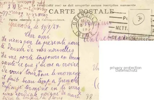 AK / Ansichtskarte GRENOBLE 38 Isere Le Cours Jean Jaures