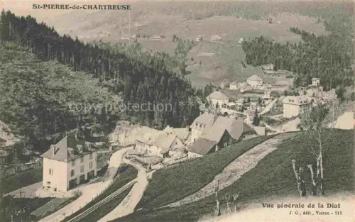 AK / Ansichtskarte St-Pierre-de-Chartreuse Saint-Pierre-de-Chartreuse 38 Isere Vue generale de la Diat