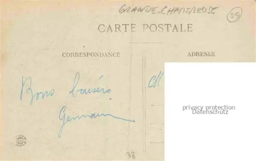 AK / Ansichtskarte Grande Chartreuse Saint-Pierre-de-Chartreuse GRENOBLE 38 Isere Les Charmettes La Maison Forestiere