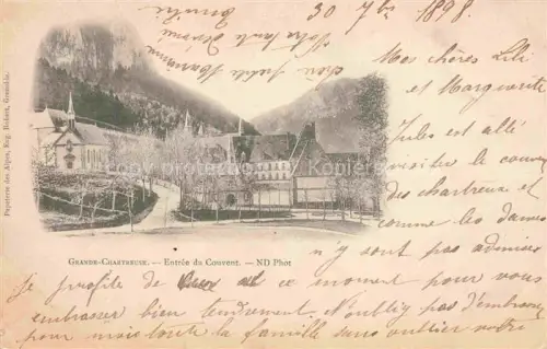 AK / Ansichtskarte Grande Chartreuse Saint-Pierre-de-Chartreuse GRENOBLE 38 Isere Entree du Couvent