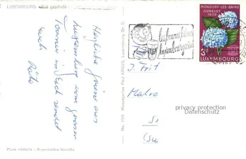 AK / Ansichtskarte LUXEMBOURG  Luxemburg Vue generale et le Viaduc