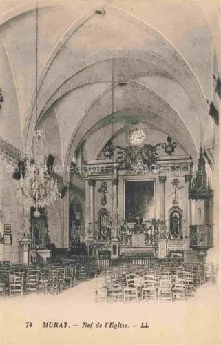 AK / Ansichtskarte Murat Saint-Flour 15 Cantal Nef de l'Eglise