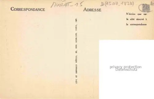 AK / Ansichtskarte Murat Saint-Flour 15 Cantal Nef de l'Eglise