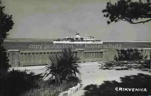AK / Ansichtskarte CRIKVENICA Crikvenice Croatia Park Oceandampfer