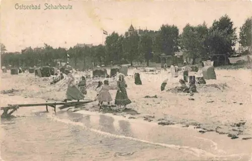 AK / Ansichtskarte SCHARBEUTZ Ostseebad Schleswig-Holstein Am Strand