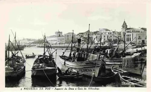 AK / Ansichtskarte Figueira da Foz PT Aspecto da Doca e Cais de Alfandega
