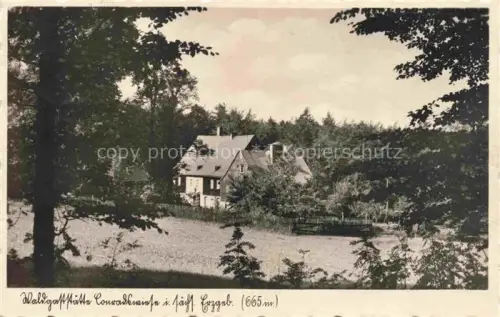 AK / Ansichtskarte Schwarzenberg  Erzgebirge Sachsen Waldgaststaette Conradswiese