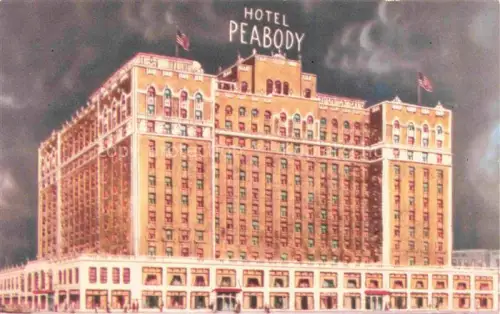 AK / Ansichtskarte Memphis Tennessee Hotel Peabody Illustration