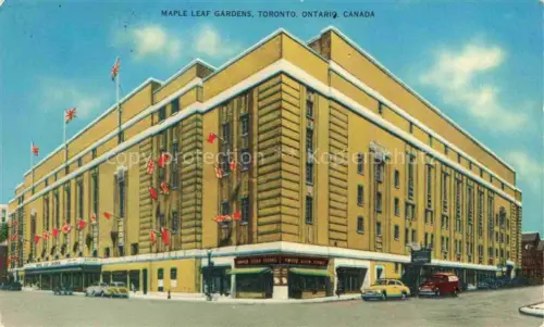 AK / Ansichtskarte TORONTO Ontario Canada Maple Leaf Gardens Illustration