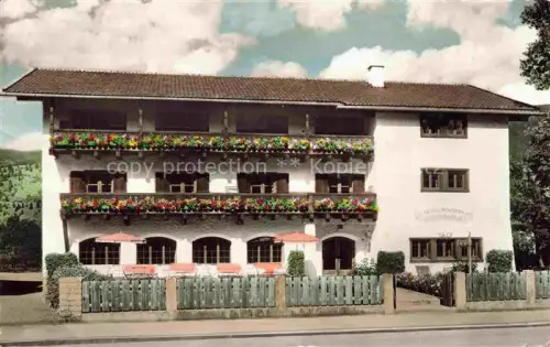 AK / Ansichtskarte OBERAMMERGAU Bayern Hotel Pension Café Schilcherhof