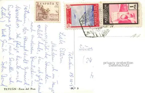 AK / Ansichtskarte Tetuan Tetouan Maroc Zoco del Pan