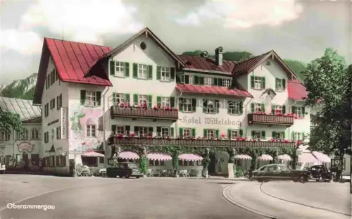 AK / Ansichtskarte OBERAMMERGAU Bayern Hotel Wittelsbach