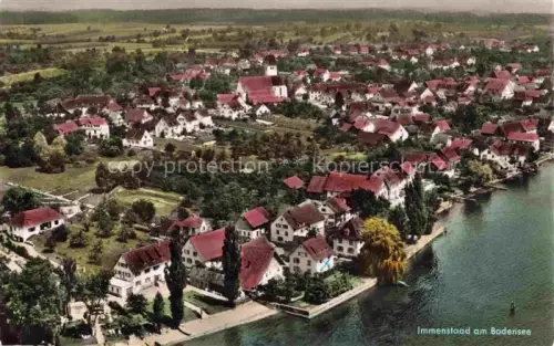AK / Ansichtskarte Immenstaad Bodensee Fliegeraufnahme