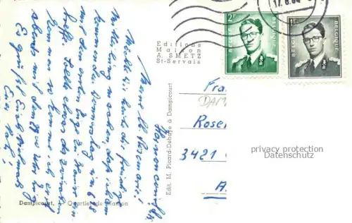 AK / Ansichtskarte Dampicourt  Liege Belgie Quartier de Mathon