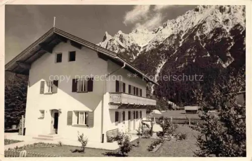 AK / Ansichtskarte MITTENWALD Bayern Gaestehaus Ferienheim