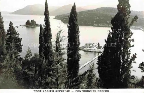 AK / Ansichtskarte CORFOU Korfu Corfu Greece Pontikonisci