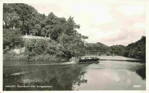 AK / Ansichtskarte Malmoe  Sweden Kanaparti fran Kungsparken