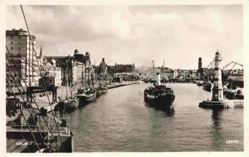 AK / Ansichtskarte Malmoe  Sweden Inre hamnen