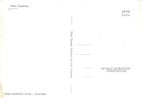 AK / Ansichtskarte Arhus Aarhus DK Domkirke
