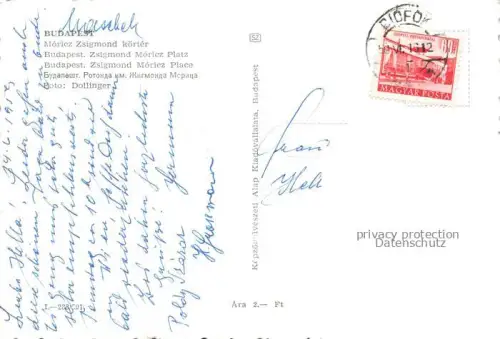 AK / Ansichtskarte BUDAPEST HU Moricz Zsigmond koerter