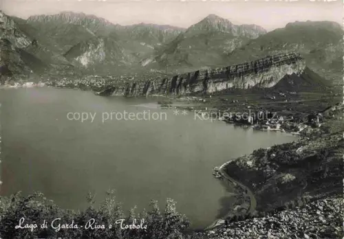 AK / Ansichtskarte Riva  del Garda Riva sul Garda IT e Torbole Fliegeraufnahme