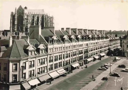 AK / Ansichtskarte BEAUVAIS  60 Oise La Place Jeanne Hachetto et la Cathedrale