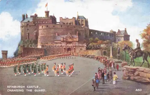AK / Ansichtskarte EDINBURGH  SCOTLAND UK Castle Changing The Guard