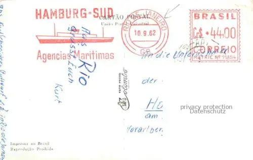 AK / Ansichtskarte Copacabana Rio de Janeirio Brazil Panorama