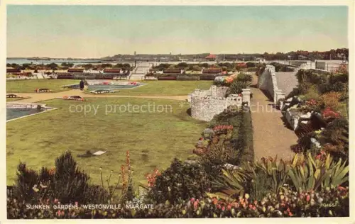 AK / Ansichtskarte MARGATE  Kent UK Sunken Gardens Westonville