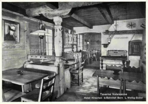 AK / Ansichtskarte BERN BE Taverne Valaisanne Hotel Hirschen