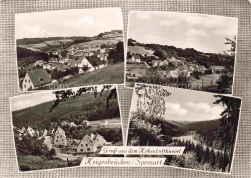 AK / Ansichtskarte Heigenbruecken Aschaffenburg Bayern Teilansichten Hoehenluftkurort Landschaftspanorama