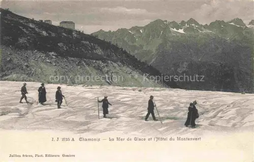 AK / Ansichtskarte CHAMONIX BONNEVILLE 74 Haute-Savoie Mer Glacer Hotel Montanvert