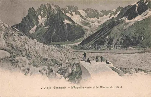 AK / Ansichtskarte CHAMONIX BONNEVILLE 74 Haute-Savoie Aiguille Glacier du Geant