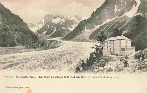 AK / Ansichtskarte CHAMONIX BONNEVILLE 74 Haute-Savoie Mer glace Hotel Montanvert