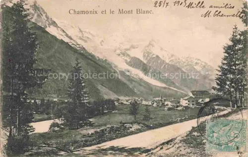 AK / Ansichtskarte CHAMONIX BONNEVILLE 74 Haute-Savoie Mont Blanc 