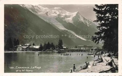 AK / Ansichtskarte CHAMONIX BONNEVILLE 74 Haute-Savoie La Plage Mont Blanc
