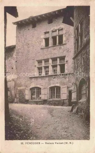 AK / Ansichtskarte Perouges Bourg-en-Bresse 01 Ain Maison Vernet