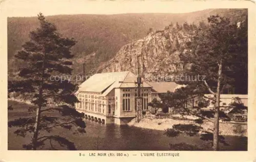 AK / Ansichtskarte Lac Noir Schwarzer See 88 Vosges L Usine Electrique