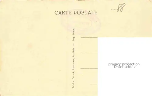 AK / Ansichtskarte Lac Noir Schwarzer See 88 Vosges L Usine Electrique