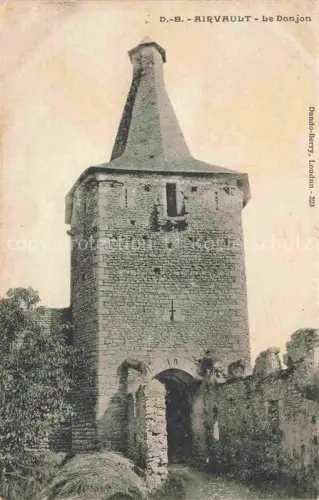 AK / Ansichtskarte Airvault Parthenay 79 Deux-Sevres Le Donjon