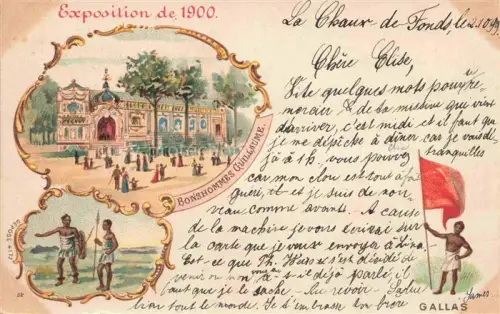 AK / Ansichtskarte Exposition Paris 1900 Exposition Universelle Gallsa Litho 